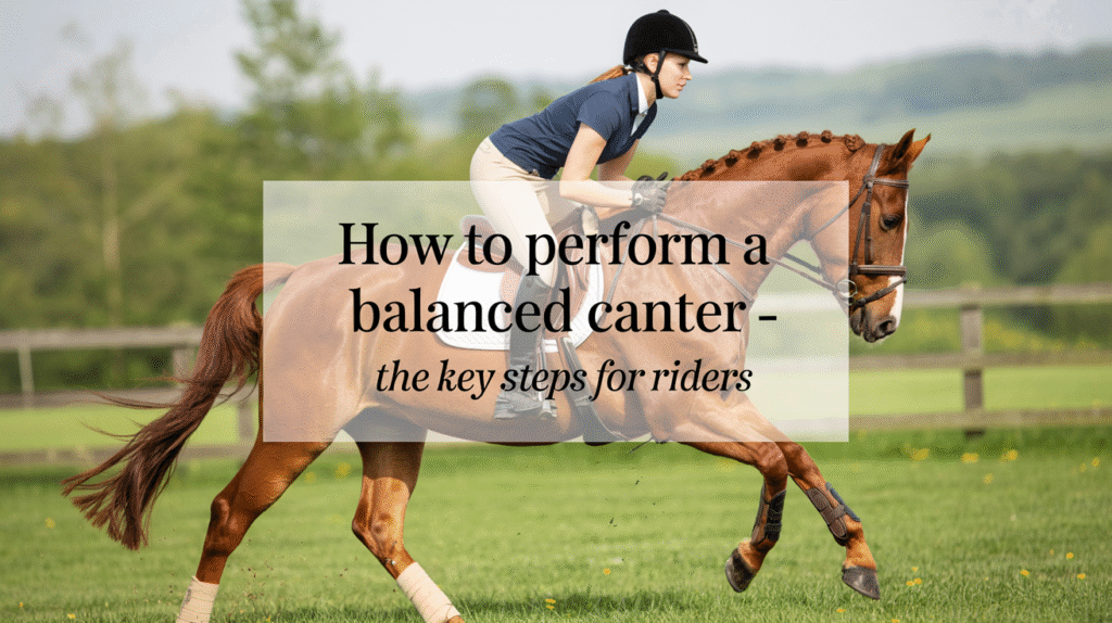 How to Perform a Balanced Canter - The Key Steps for Riders