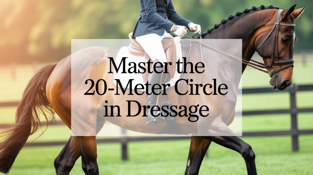 Master the 20-Meter Circle in Dressage for Perfect Balance and Suppleness